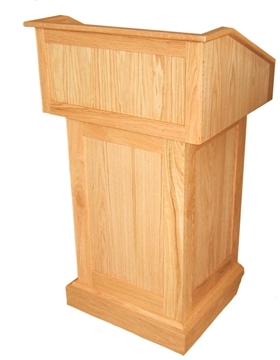 Picture of Victoria Solid Hardwood Lectern without Sound
