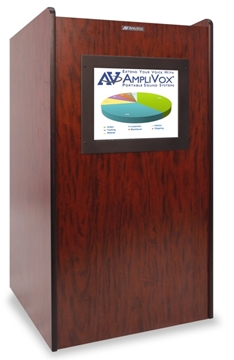 Picture of Visionary Lectern with Built-in LCD Screen
