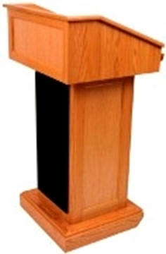 Picture of Wireless Victoria Solid Hardwood Lectern