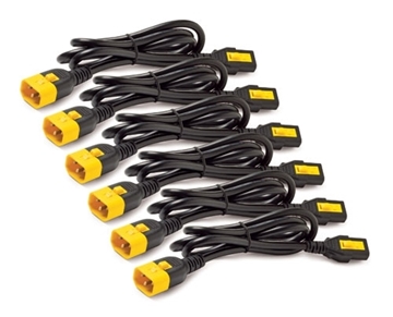 Picture of Power Cord Kit (6 ea), Locking, C13 to C14, 0.6m, North America