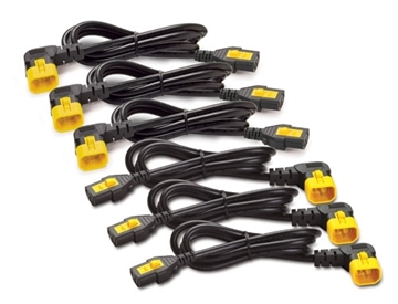 Picture of Power Cord Kit (6 ea), Locking, C13 to C14 (90 Degree), 1.8m, North America