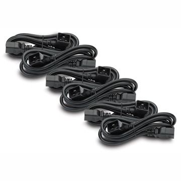 Picture of Power Cord Kit (6 ea), C19 to C20 (90 degree), 0.6m
