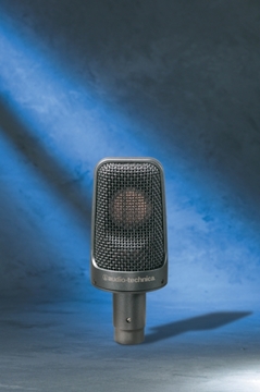 Picture of Large-diaphragm side-address cardioid condenser instrument microphone (permanently polarized condenser)