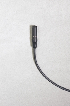 Picture of Subminiature cardioid condenser lavalier microphone with battery/phantom power operation