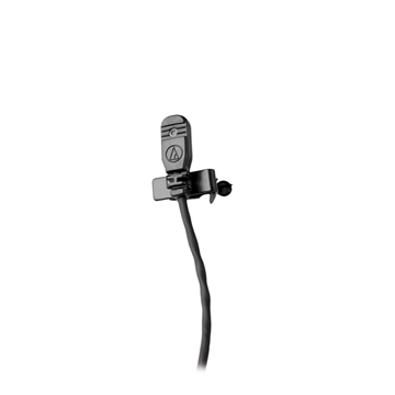 Picture of Omnidirectional condenser lavalier microphone with 55" unterminated cable