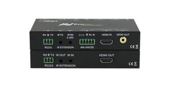 Picture of 4K HDBaseT Tx/Rx with RS-232, IR, Ethernet, Audio Extraction and EDID Management