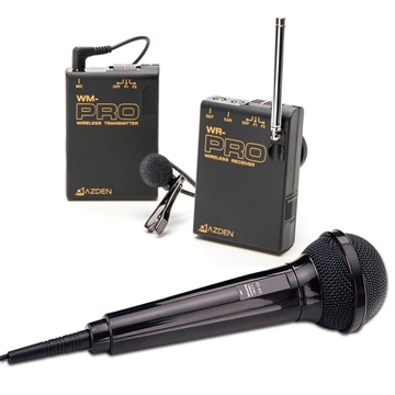 Picture of VHF Wireless Microphone System with Lavalier and Handheld Microphones
