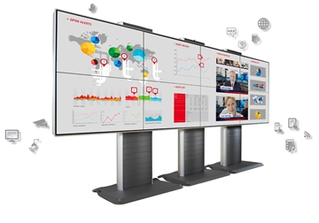 Picture of 3 x 2 55" Basic Wallmount IVD Video Wall Display