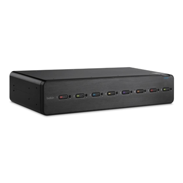 Picture of Belkin Secure DVI-I KVM Switch, 8 Port Dual-Head, with CAC