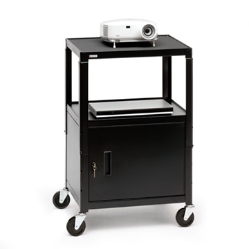 Picture of Adjustable Cabinet AV/Projector Cart with No Electrical