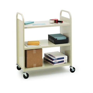 Picture of Duro Book Truck, Putty Beige Finish