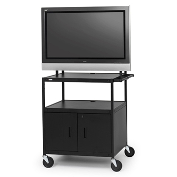 Picture of Flat Panel Cabinet Cart, for 26 to 42-inch Monitors with 6-Outlet Electrical