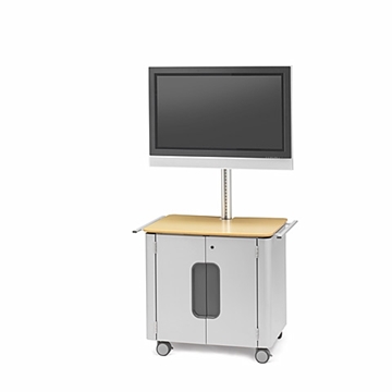 Picture of Flat Panel Cabinet Cart For 32 to 50-inch Monitors