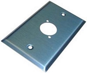 Picture of 1 Gang Stainless Steel Wall Plate, Unloaded with "D" Series XLR