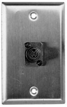 Picture of 1 Gang Stainless Steel Wall Plate, Loaded with CV-TCS415P