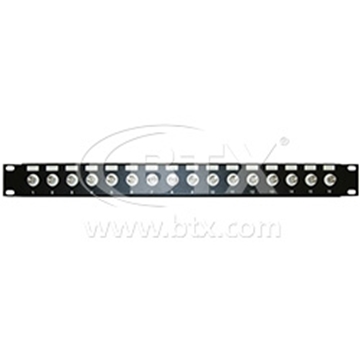 Picture of 16 Port BNC Feed-Thru Video Patch Panel, 1RU