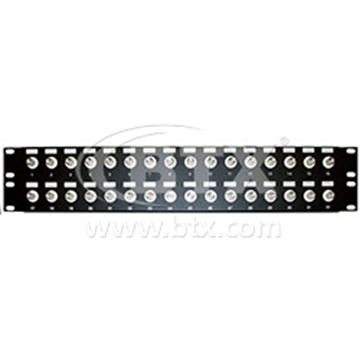 Picture of 32 Port BNC Feed-Thru Video Patch Panel, 2RU