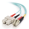 Picture of 0.5m LC-SC Duplex Multimode PVC Fiber Optic Cable