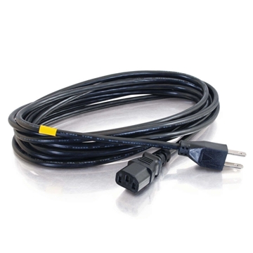 Picture of 15ft 18 AWG Universal Power Cord (NEMA 5-15P to IEC320C13)