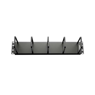 Picture of 2U Horizontal Cable Management Panel with 5 D-Rings