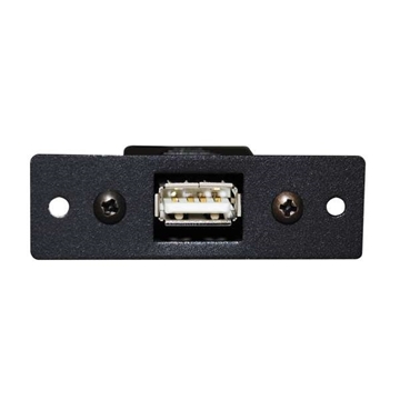 Picture of Wiremold Audio/Video Interface Plate with USB A Female to USB A Female Adapter