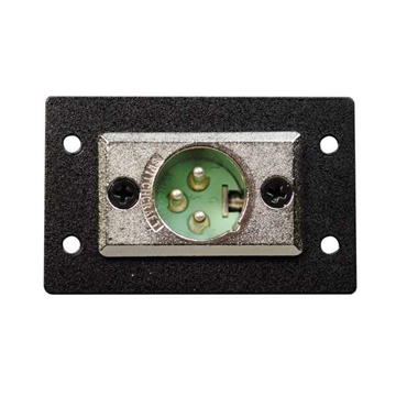 Picture of Wiremold Audio/Video Interface Plate with XLR 3-pin Male to Solder Cups