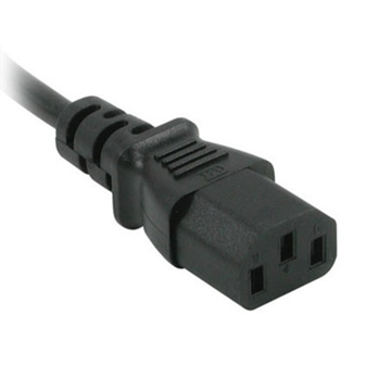 Picture of 1ft 18 AWG Universal Power Cord (NEMA 5-15P to IEC320C13)