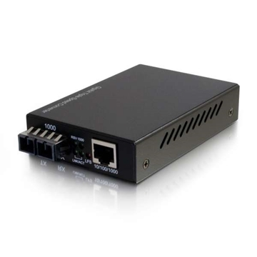 Picture of 10/100/1000 Base-Tx to 1000Base SC Gigabit Media Converter