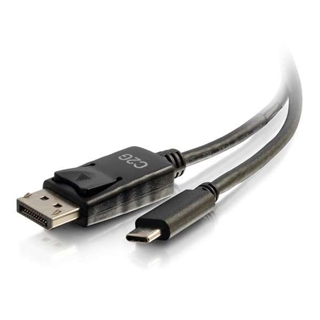 Picture of 1 ft USB-C to DisplayPort Adapter Cable 4K 30 Hz, Black