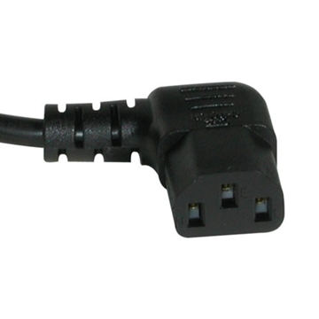 Picture of 14ft 18AWG Universal Right Angle Power Cord (NEMA 5-15P to IEC320C13R)