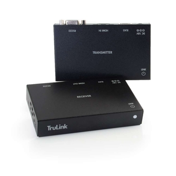Picture of TruLink#174; HDMI and Serial RS232 over Cat5 Box Transmitter to Box Receiver Kit