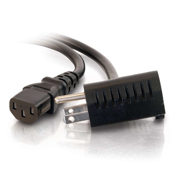Picture of 1.5ft 16AWG Universal Power Cord With Extra Outlet