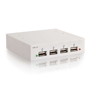 Picture of 4-port USB 2.0 High Speed Front-Bay Hub - White