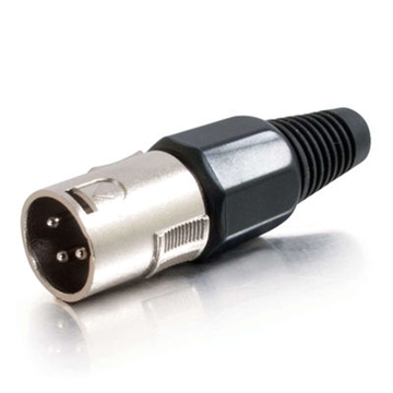 Picture of XLR Male Inline Connector with Solder Contacts