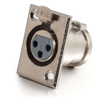 Picture of XLR Female Panel-mount Connector