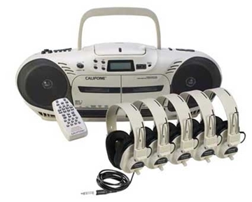 Picture of 5-person Performer Plus Learning Center with 5-headphones