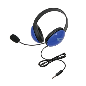 Picture of Listening First Stereo Headset with To Go Plug, Blue