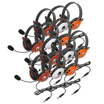 Picture of 12-Pack of Listening First Headsets with To Go Plugs