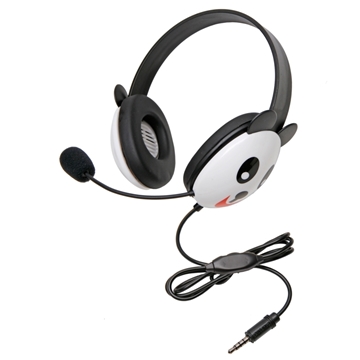 Picture of Listening First Stereo Headset Panda Motif for Tablets and Smartphones