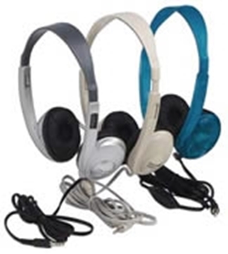 Picture of Multimedia Stereo Headphone, Silver Color w/o Volume Control