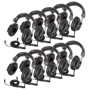 Picture of Classroom 10-Pack of Switchable Stereo/Mono Headphones