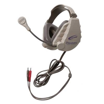 Picture of Discovery Stereo Binaural Headset with 3.5mm Stereo Headphone Plug