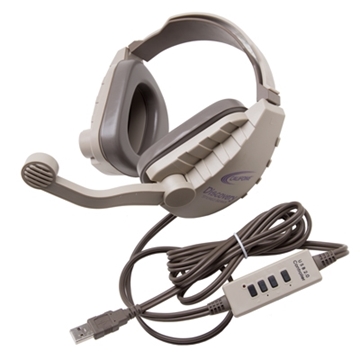Picture of Discovery Stereo Binaural Headset with USB Plug