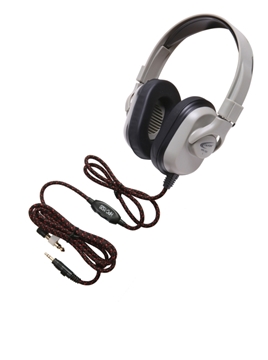 Picture of Wired Mac and PC Compatible Stereo Headset with 3.5mm and 1/4-inch Adapter