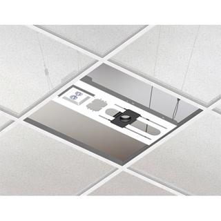 Picture of Above Tile Suspended Ceiling Mount Kit and 3" Fixed Pipe
