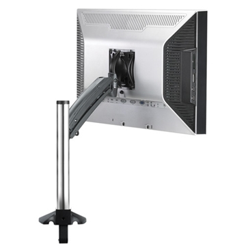 Picture of Single Monitor Dynamic Column Mount, 15.73" Extension, Black