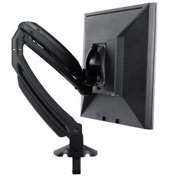 Picture of Single Monitor Dynamic Height Adjustable Desk Clamp Mount, Black
