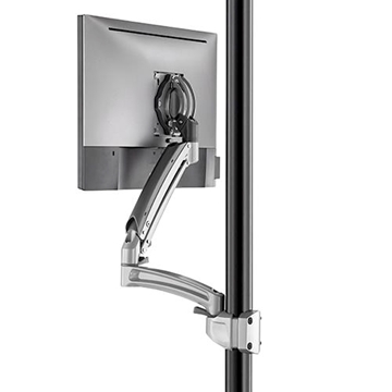 Picture of Kontour K1P Dynamic 1 Monitor Reduced Height Pole Mount, Silver