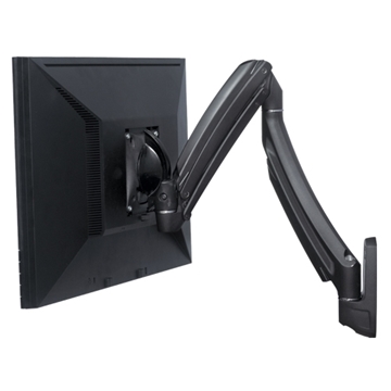 Picture of K1W Single Monitor Dynamic Height-adjustable Wall Mount, Black