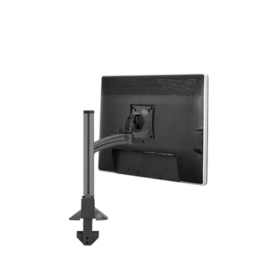 Picture of Single Monitor Articulating Column Display Mount, 12.76" Extension, Black